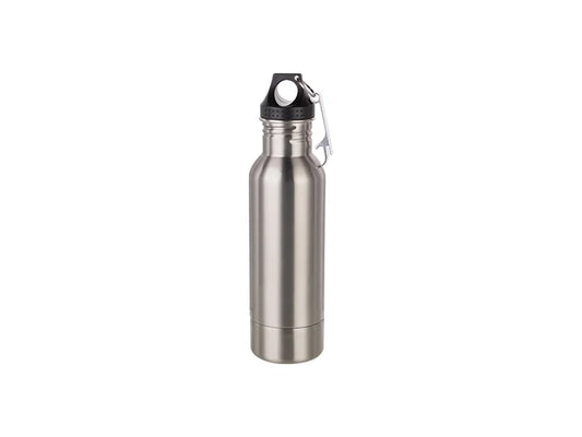 Sublimation 12oz/360ml Stainless Steel Beer Bottle Cooler With Opener (Silver)
