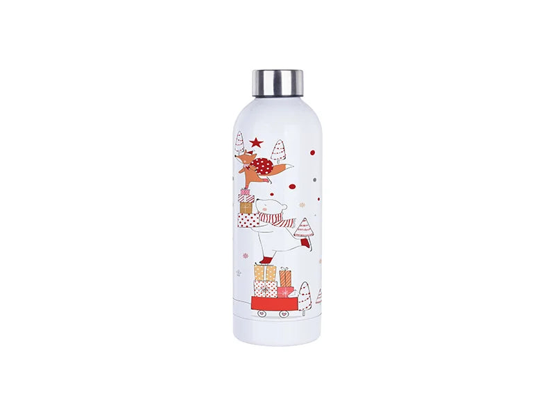 Sublimation 25oz/750ml Single Wall Stainless Steel Sport Bottle (White)