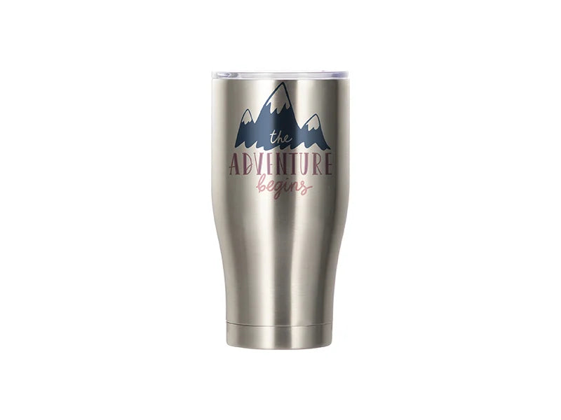 Sublimation 28OZ/850ml Stainless Steel Tumbler (Silver)