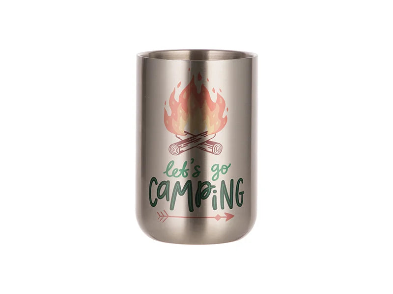 12oz/350ml Sublimation Stainless Steel  U-Shaped Tumbler (Silver)