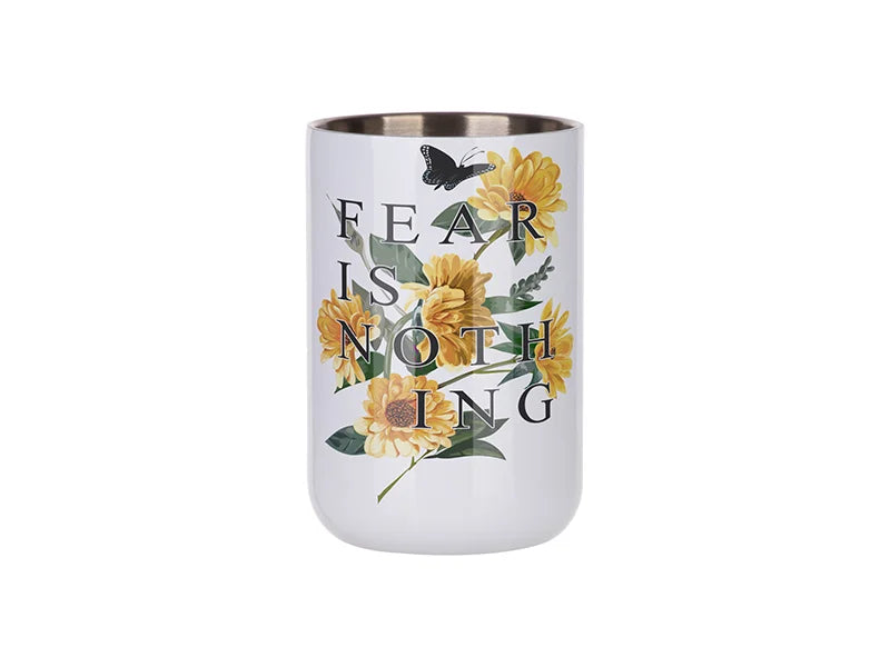 12oz/350ml Sublimation Stainless Steel  U-Shaped Tumbler (White)