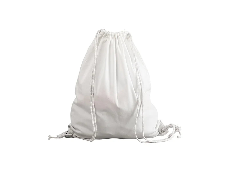 Sublimation Drawstring Backpack White