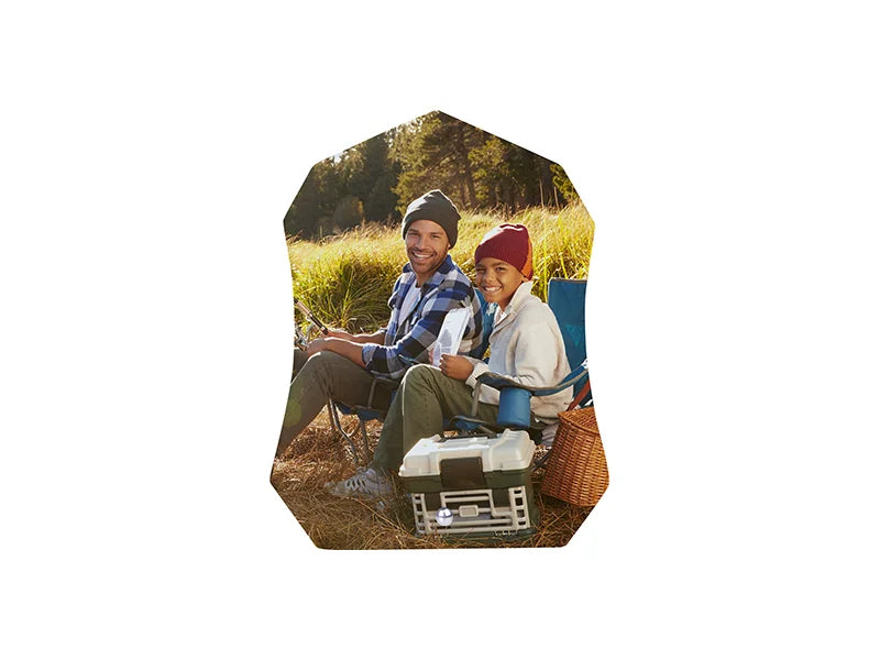 Sublimation 18*23*0.5cm Shield Plaque Glass Frame