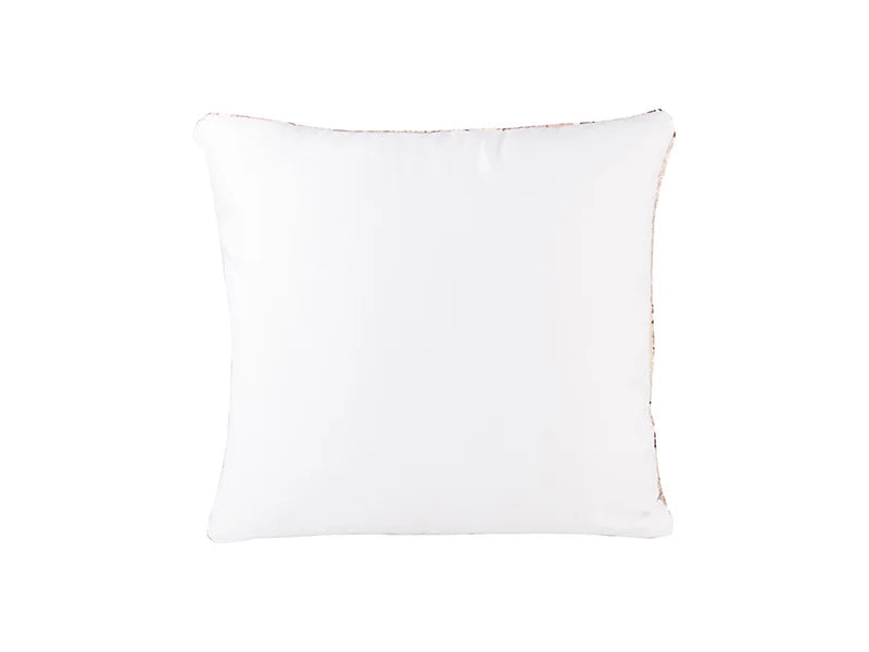 Sublimation Flip Sequin Pillow Cover (Champagne w/ White, 40*40cm)