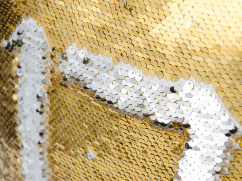 Sublimation Flip Sequin Pillow Cover (Gold w/ Silver)