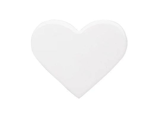 Sublimation Heart Ceramic Coaster w/ Cork