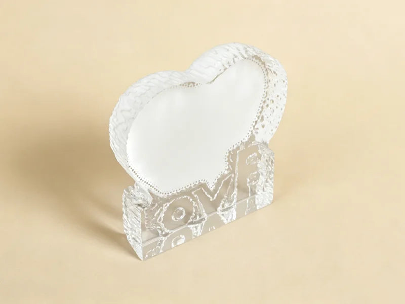 Sublimation Crystal for Valentine'S Day (Heart Shape,10*10*2cm)