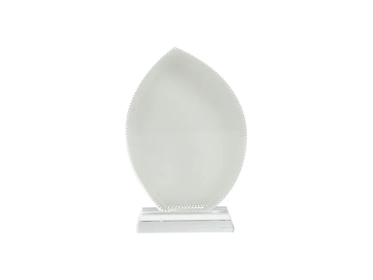 Sublimation Blanks Crystal(Leaf Shape,10*13*1.5cm)