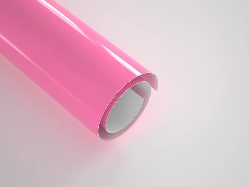 Permanent Adhesive Vinyl 20sheets (Glossy Coral Pink, 12in*12 in)