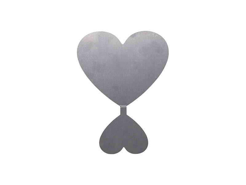 Sublimation Blanks Aluminum Photo Frame(Heart Shape,15.3*20.3*0.1cm)