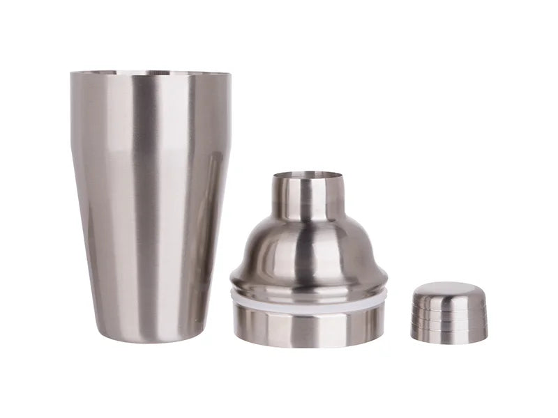 Sublimation 550ml Stainless Steel Cocktail Shaker (Silver)