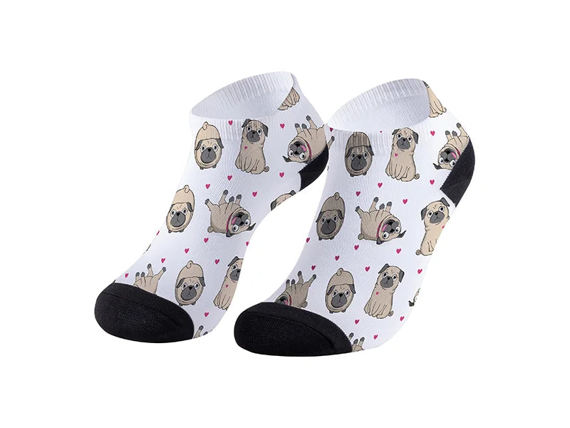 22cm Women Sublimation Blank Ankle Socks