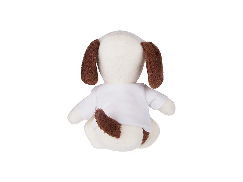 Sublimation 22cm Plush Dog w/ Shirt (Brown Ear)