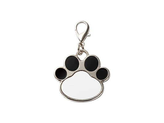 Sublimation Dog Tag Blanks (Black Footprint, 3.3*3.5cm)