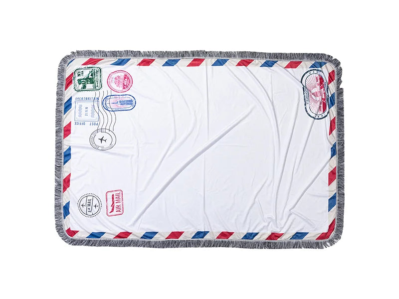 Sublimation Blanks Plush Throw Blanket (Envelope Pattern, 100*150cm/40inchx60inch)