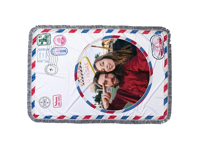 Sublimation Blanks Plush Throw Blanket (Envelope Pattern, 100*150cm/40inchx60inch)
