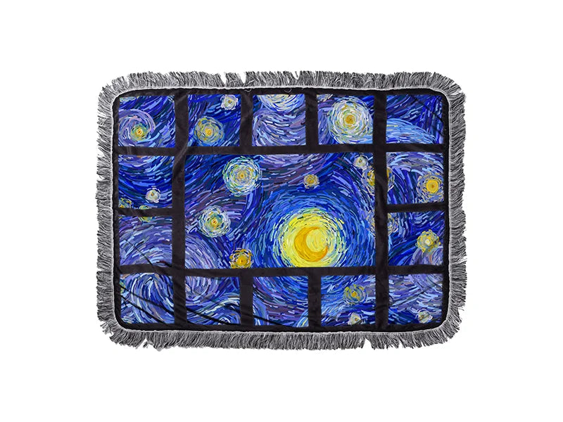 Sublimation Blanks 15 Panel Plush Throw Blanket (76*101cm/30inchx 40inch)