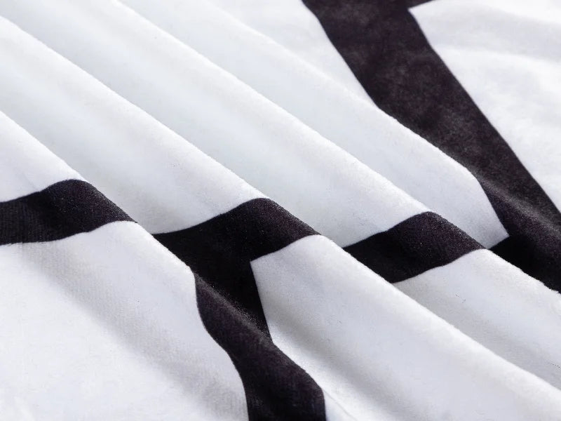 Sublimation 9 Panel Plush Throw Blanket (100*150cm/39.4inchx59inch)