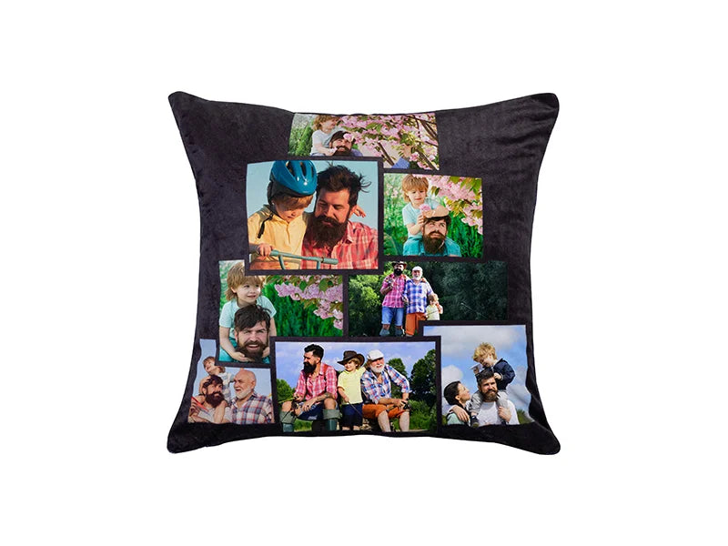Sublimation 8 Panel Plush Pillow Cover (40*40cm/15.75inchx15.75inch)