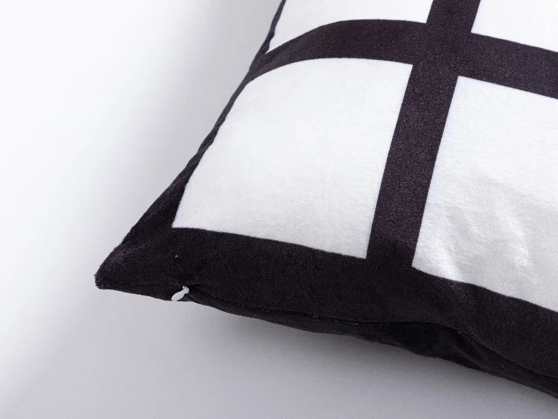 Sublimation 9 Panel Plush Pillow Cover (40*40cm/15.75inchx15.75inch)