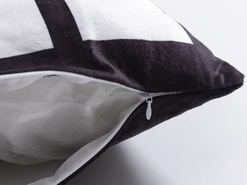 Sublimation 9 Panel Plush Pillow Cover (40*40cm/15.75inchx15.75inch)