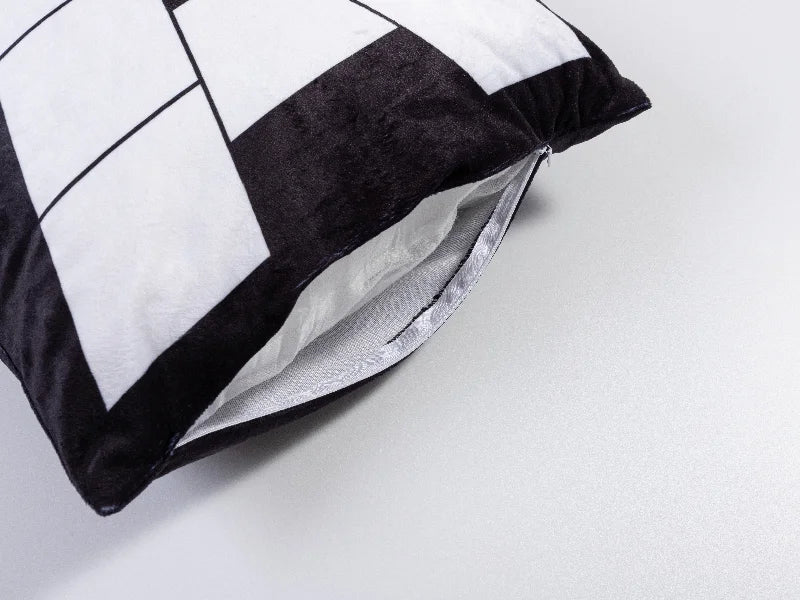 Sublimation 9 Panel Plush Pillow Cover (A-Shape, 40*40cm/15.75inchx15.75inch)