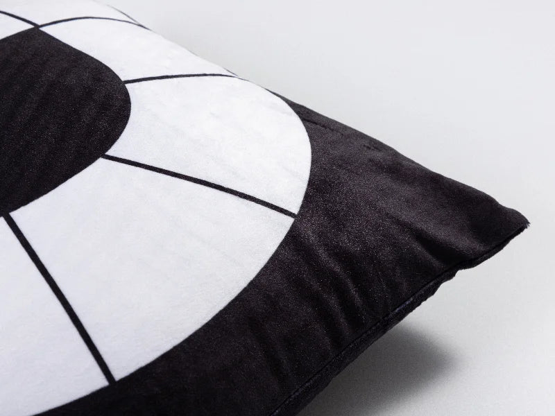 Sublimation 9 Panel Plush Pillow Cover (D-Shape, 40*40cm/15.75inchx15.75inch)