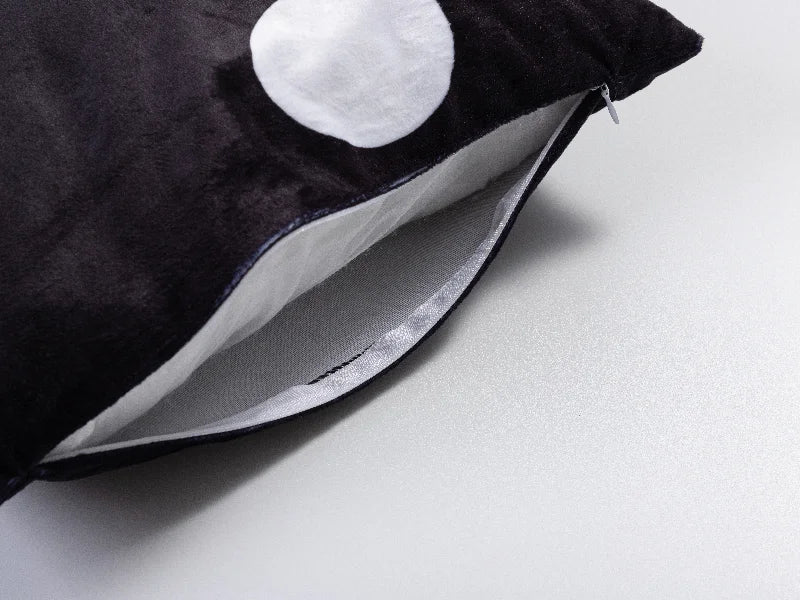 Sublimation 4 Panel Plush Pillow Cover (Musical Note, 40*40cm/15.75inchx15.75inch)