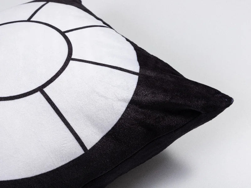 Sublimation 9 Panel Plush Pillow Cover (Round, 40*40cm/15.75inchx15.75inch)