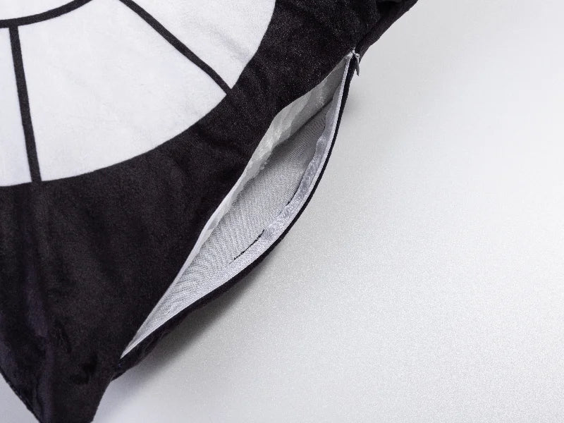 Sublimation 9 Panel Plush Pillow Cover (Round, 40*40cm/15.75inchx15.75inch)