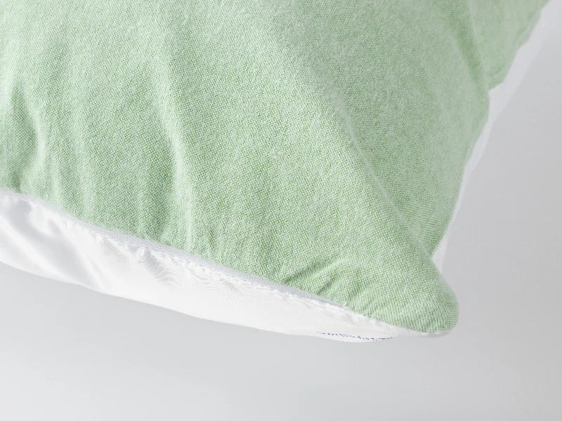 Two-Tone Sublimation Blanks Pillow Cover (40*40cm/15.7inch x 15.7inch, Light Green)