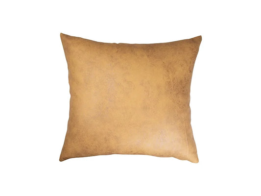 Sublimation Leathaire Pillow Cover (40*40cm, Dark Yellow)