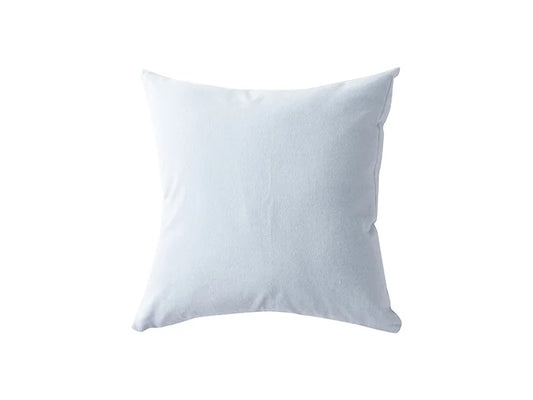 Two-Tone Sublimation Blanks Pillow Cover (40*40cm/15.7inch x 15.7inch, Light Blue)