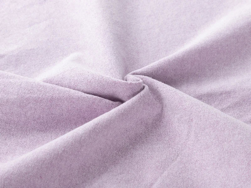 Two-Tone Sublimation Blanks Pillow Cover (Light Purple, 40*40cm/15.7inch x 15.7inch)