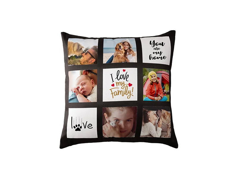 Sublimation Blanks 9 Panel Pillow Cover (45*45cm/17.8inchx17.8inch)