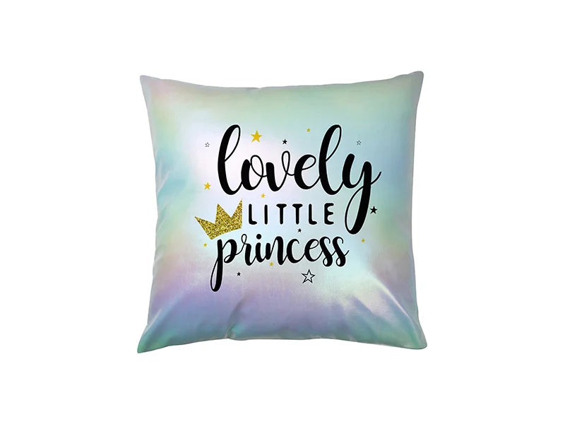 Sublimation Gradient Pillow Cover (Light Blue, 40*40cm)