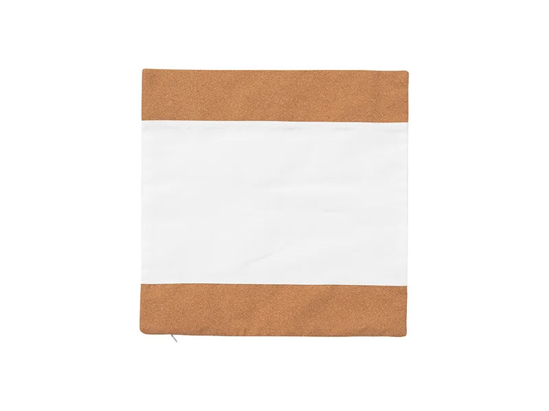 Sublimation Blanks Canvas Stitching Cork Pillow case (Upper and Lower Cork Stitching)