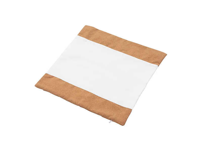 Sublimation Blanks Canvas Stitching Cork Pillow case (Upper and Lower Cork Stitching)