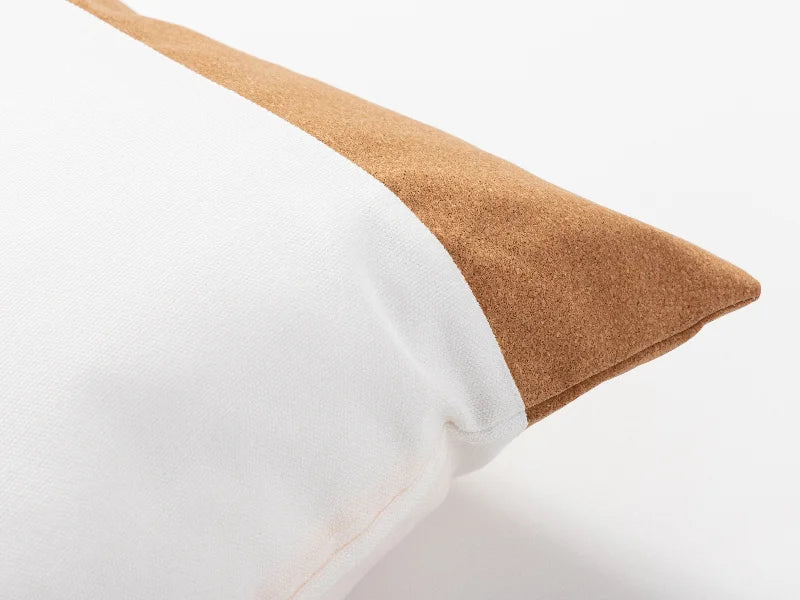 Sublimation Blanks Canvas Stitching Cork Pillow case (Upper and Lower Cork Stitching)