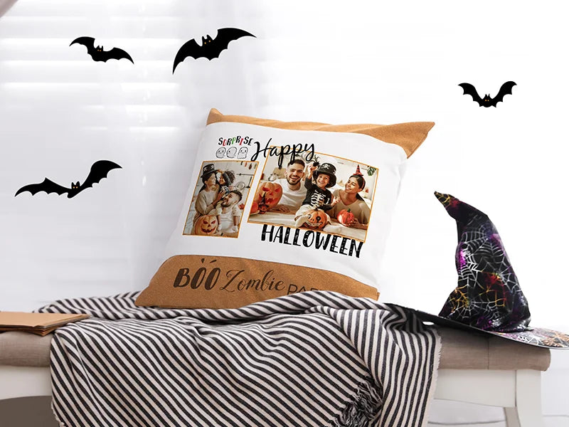 Sublimation Blanks Canvas Stitching Cork Pillow case (Upper and Lower Cork Stitching)