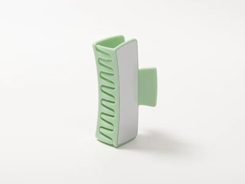 Sublimation Blanks Adult Ponytail Clip w/ Insert(Green,5.4*10.5*4.2cm)