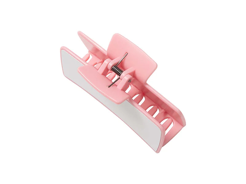Sublimation Blanks Adult Ponytail Clip w/ Insert(Pink,5.4*10.5*4.2cm)