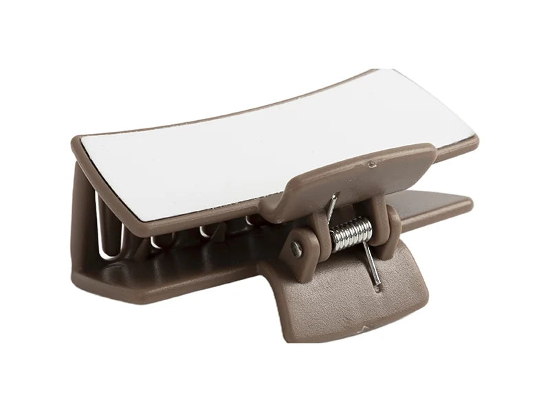 Sublimation Kids Hair Claw Clip w/Insert (Dark Brown,7.9*3.4*4.4cm)