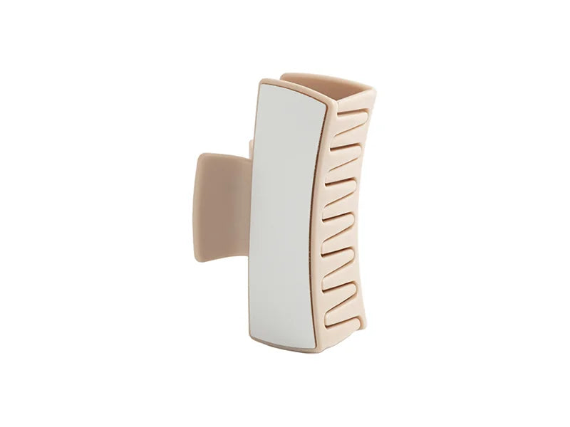 Sublimation Kids Hair Claw Clip w/Insert (Beige,7.9*3.4*4.4cm)