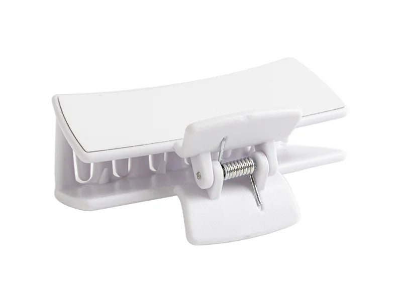 Sublimation Kids Hair Claw Clip w/Insert (White,7.9*3.4*4.4cm)
