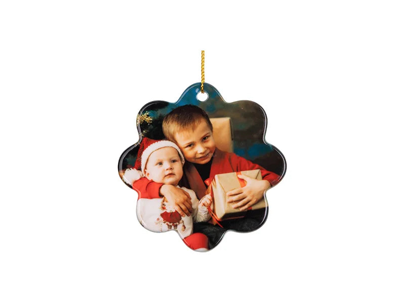 Sublimation 3inch Sunflower Ceramic Ornament