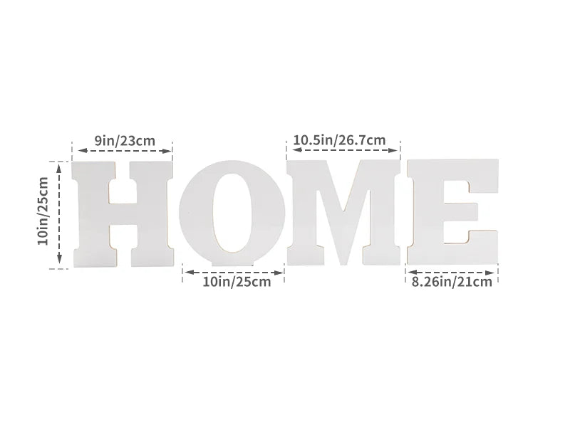 Sublimation Blanks HOME MDF Sign Decor
