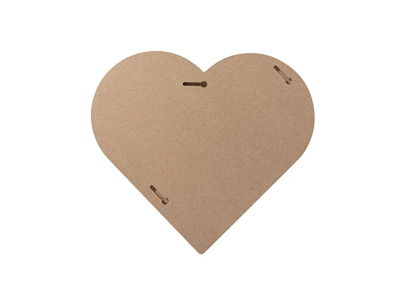Sublimation Blanks Heart-shaped Photo Frame(25.4*25.4*1.5cm)