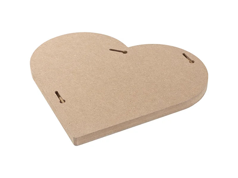 Sublimation Blanks Heart-shaped Photo Frame(25.4*25.4*1.5cm)