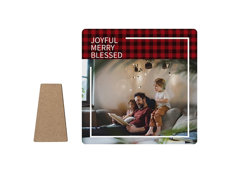 Sublimation Blanks Square Photo Frame(15.2*15.2*1.5cm)